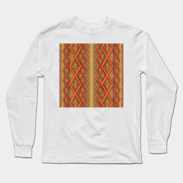 Diamondback 3-D Pattern Long Sleeve T-Shirt by lyle58